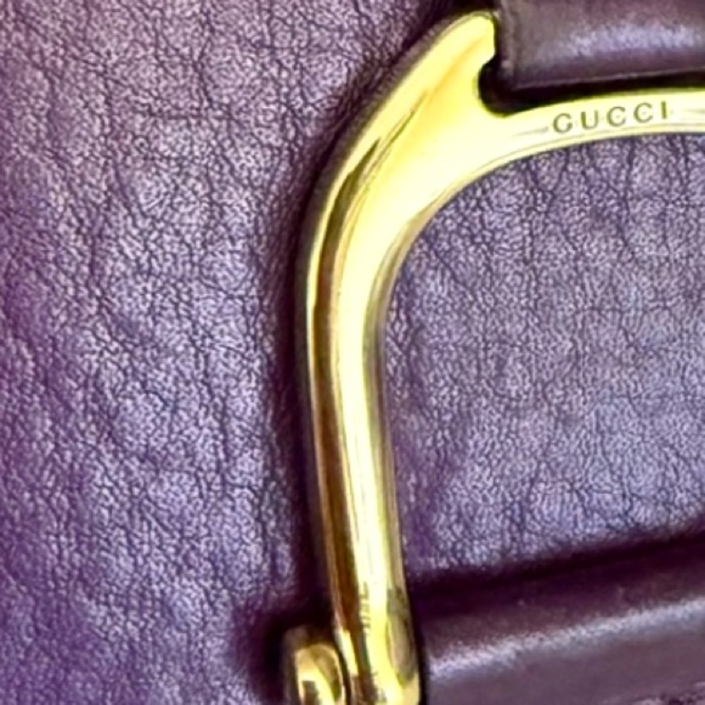 Gucci Abbey Continental leather wallet in nebula, purple - Picture 5 of 15